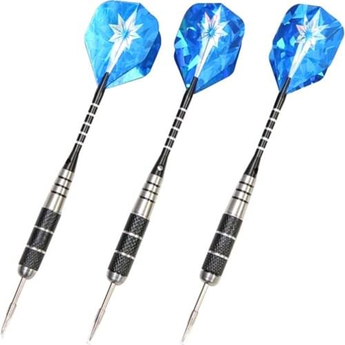 New 3Pcs/Set Professional Tungsten Steel Needle Tip Darts With Dart Flights Sports Darts Shafts Aiming Tip Indoor Darts Supplies