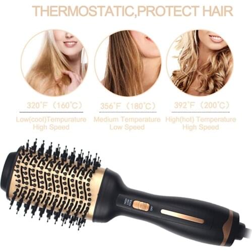 Hair Dryer Brush, Hot Air Brush, Hair Dryer, Straighterner and Salon Styler (Upgraded)
