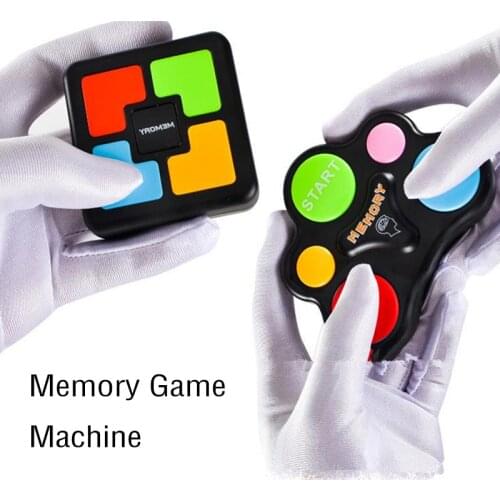 Memory Game Lights and Sounds Repeat My Flashing Souptoys Memory Training Electronic Console Puzzles Anti-Stress Toy