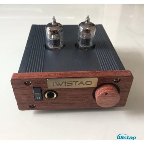 IWISTAO HIFI Tube Headphone Amplifier 6J1 Vacuum 500MW 32-600 ohm Earphone Built-in Booster Circuit Audio 110/220V