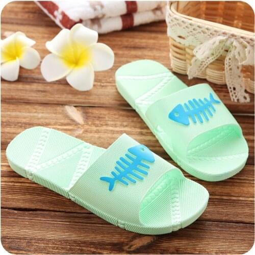 Bathroom Antiskid Small Fish Lovers Slippers Summer Men Couples Slippers Home Indoor Cool Slippers Dropshipping Fulfillment