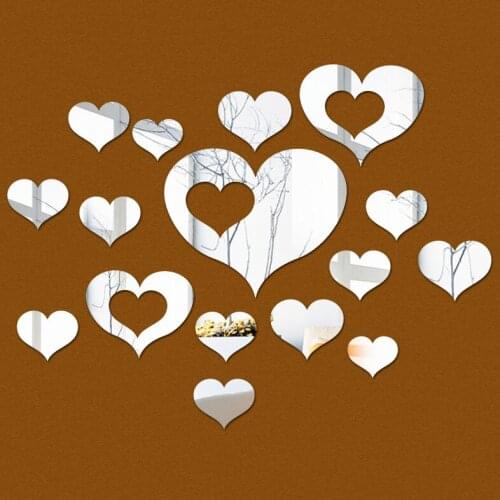 New real special offer hot sale sticker modern design art flower 3d mirror sofa living decoration stickers hot