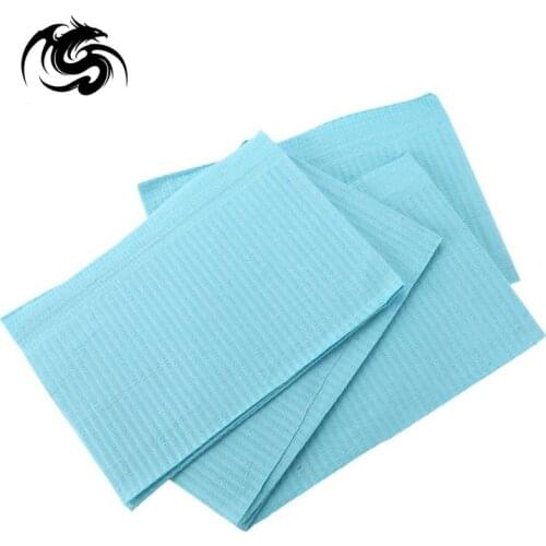 Disposable Tattoo Clean Pad Tattoo Table Covers Clean Pad Patient Dental Napkins Beauty Tattoo Accessories Tattoo Bibs