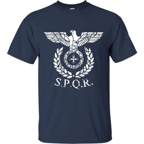 Roman Emblem Spqr Caesar Rome Senate Republic Eagle Standard Emblem Sign 2020 Newest Letter Print Cartoon Crazy T Shirts