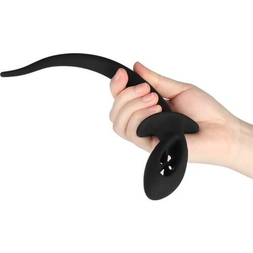 Sex Prostate Massage Dog Tail Anal Plug Erotic Sex Toys Anus Tails Dilator Anal Sex Toy Butt Plug Adult Products for Women Men