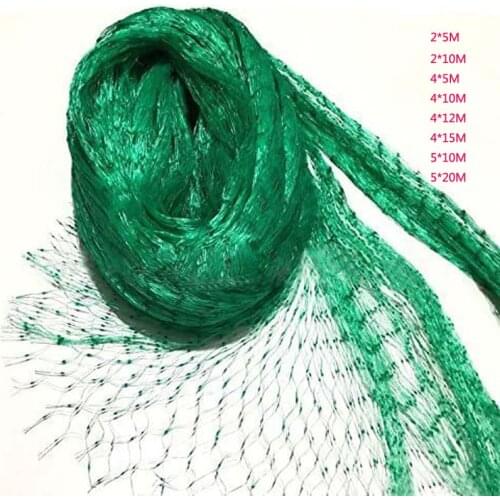 4m x 10m 4mx20m Bird Net Green Garden Plant Netting Pea Fruit Netting Pond Mesh, 15x15mm Holes