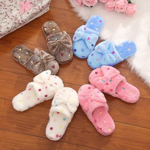 Warm Slippers Womens Home Plush House Winter Warm Slippers Soft Sneakers Indoors Bedroom kapcie pantuflas zapatos
