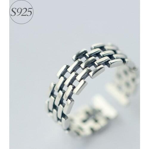 Punk Vintage Hollow Chains Rings For Women Boho Female Charms Jewelry Men Antique Knuckle Ring Fashion Party Gift