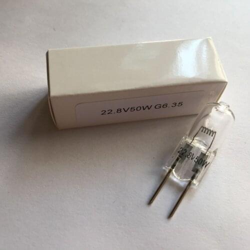 High quality 22.8V 50W 18566 22.8V50W halogen light bulb Hanaulux 56018566 microscope operating theater surgical lamp