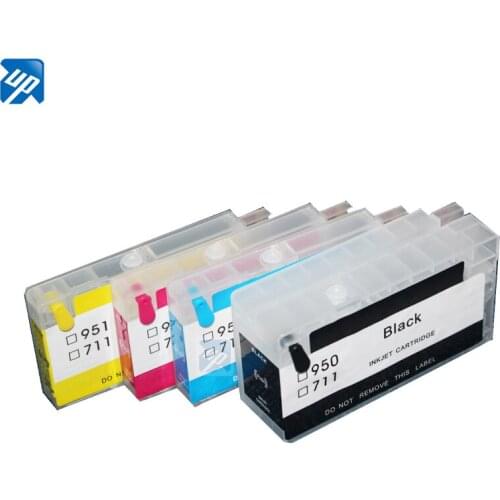 UP brand new Refillable Ink cartridge replacement for HP 950 951 for HP 8610 8620 8640 8680 8615 8625 8600 8100 drop shipping