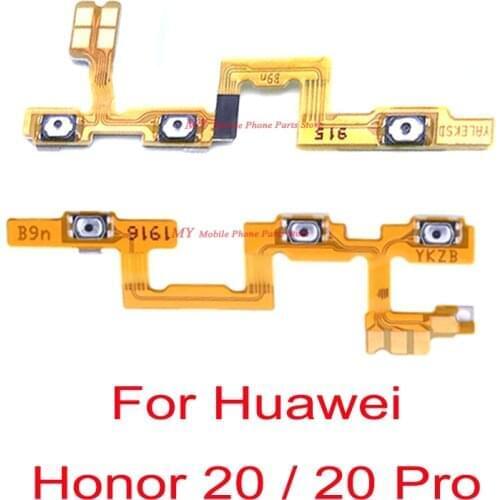 10 PCS Power ON OFF Switch Volume Side Button Key Flex Cable For Huawei Honor 20 Pro 20pro Replacement Parts