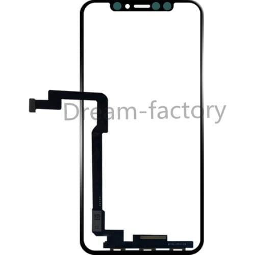 10PCS Touch Panel Screen Digitizer Replacement with Flex Cable for iPhone X Xr Xs Max 11 pro Max 12 Pro
