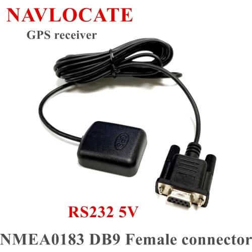 2PCS GPS receiver RS232 G-208 DB9 Female cable 3meter RS232 Level DB9 female connector antenna module 9600bps G-MOUSE
