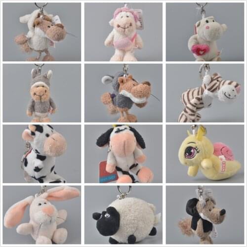 20 Pcs At Random Shipping Cute Soft Animals Fridge Baby Kids Learning Keyring Toys Party Gift magnets home decor decorative