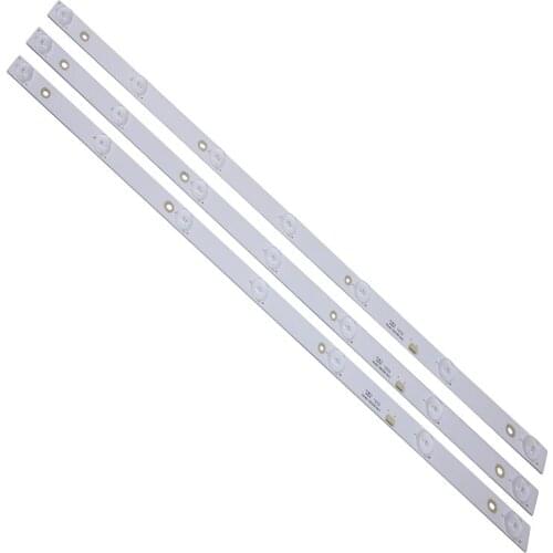 3pcs x 32 inch LED Backlight Strips INSIGNIA ShineON 2D02296 REV.E for TV NS-32D310NA17 60cm