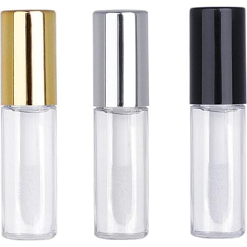 5pcs 1.2ML Mini Empty Plastic Clear Lipstick Tube Balm Bottle Makeup DIY Container Sample Holder Makeup Tool Dropshipping