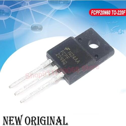 5piece) FCPF20N60 20N60 TO-220F 600V 20A / 2SK2232 K2232 / TK15A60U K15A60U / FQPF19N10 19N10 TO-220F