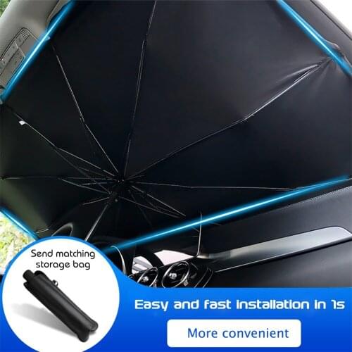 Automotive Interior Car Parasol Car Windshield Cover UV Protection Sun Shade Front Window Interior Protection Car Accessories