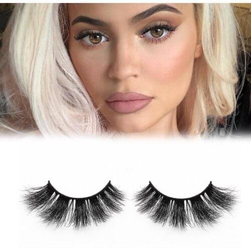 BOBILASH 1 Pair Mink Eyelashes False Eyelashes Natural Soft Eyelashes 100% Cruelty-free Handmade MakeupTools