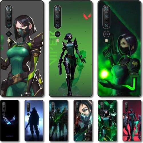 Jett viper game Phone Case For Xiaomi MI 11 10 9 5g Lite Ultra Pro Note S Black Shell Cover