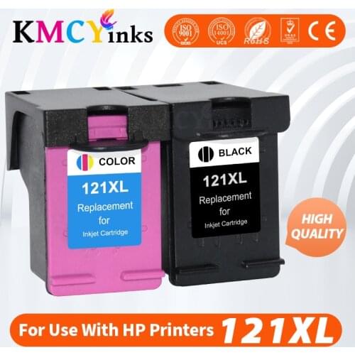 KMCYinks 121XL Ink Cartridge For HP 121 XL For HP121 Cartridge For HP Deskjet D2563 F4283 F2423 F2483 F2493 F4213 F4275 F4283