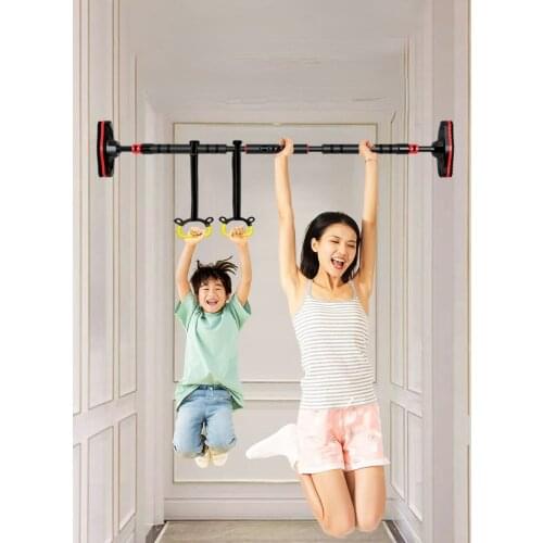 GY Horizontal Bar on the Door Home Indoor Door Frame Children Pull-up Device Punch-Free Family Kids Fitness Equipment Rings