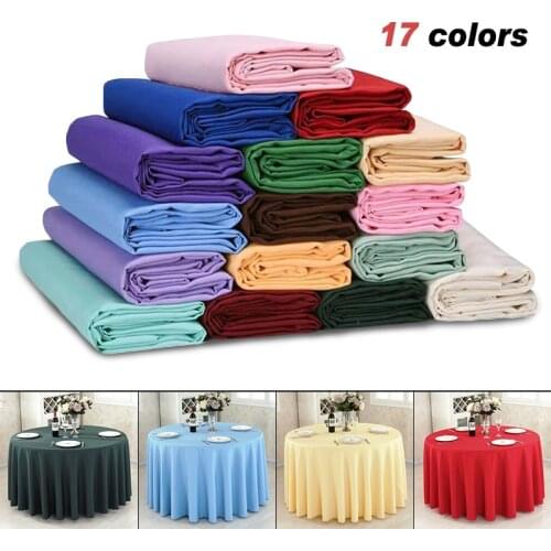 Round Tablecloth Large Table Cloth For Banquet Wedding Hotel Party Event Birthday Baby Shower Decoration Table Skirt