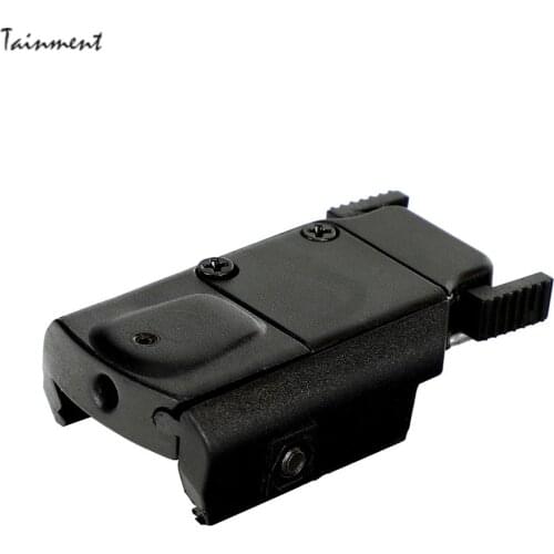 Mini Tactical Sight Plastic Red Laser Pointer for Hunting Airsoft Rifle Gun with 20mm Weaver / Picatinny Rail Accessories