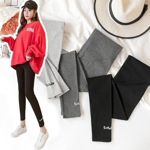 Fashion pregnant women spring and autumn Korean pants pregnant women trousers belly slimming was thin pencil feet pants leggings