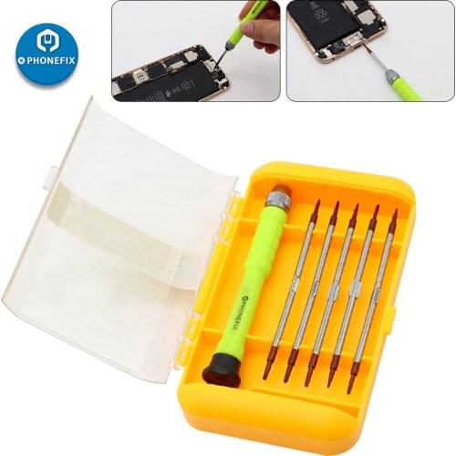 11 IN 1 Magnetic Screwdriver Set Precision Screw Driver 0.8 Star T2 Torx Non Slip Handle Screwdriver Tool for Mobile Phone Watch