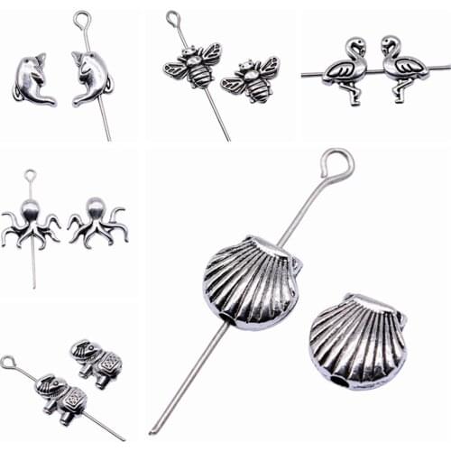 Wecharms bulk charms for jewelry making kit pendant diy jewelry accessories Owl Small Hole Beads