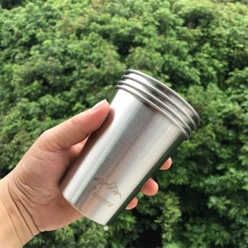 Axeman 350Ml Stainless Steel Wine Alcohol Cup Portable Mug Hip Flask Water Bottle Outdoor Travel/Camping/Cookware Drinkware
