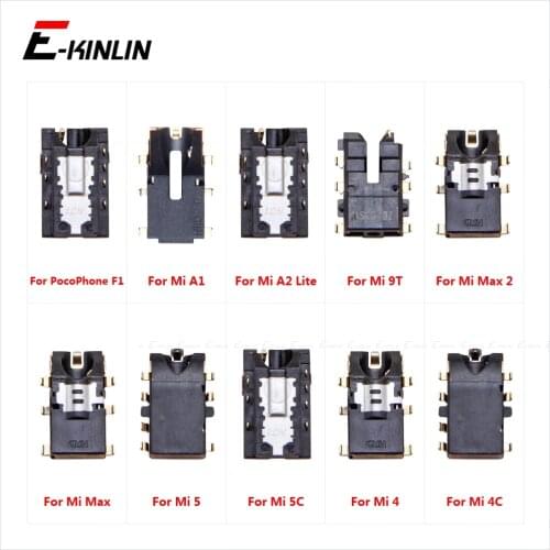 Ear Earphone Port Connector Headphone Jack Audio Flex For XiaoMi PorcoPhone F1 Mi A1 A2 Lite 9T Pro Max 2 5X 5C 5 4C