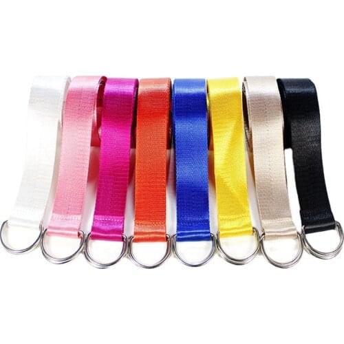 3.8x130cm Long Canvas Belt for Women Casual Female Waist Belts with Metal Buckle Harajuku Solid Color Long Belts ceinture femme