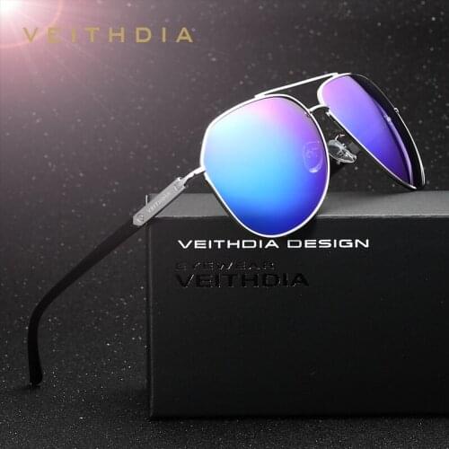 VEITHDIA Brand Fashion Unisex Sun Glasses Polarized Coating Mirror Driving Sunglasses Male Eyewear shades For Men/Women 2732