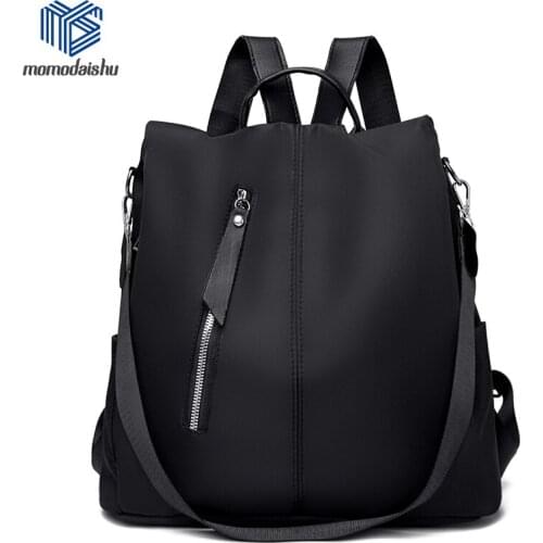 High Quality Female Vintage Backpack For Girls School Bag Travel Bagpack Ladies Back Pack 2021 Fashion Women Backpacks Nylon