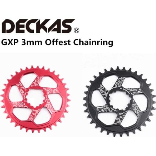 DECKAS DUB Aluminum Alloy GXP 3mm Offset Chainring For Sram SX NX GX X01 XX1 Crankset MTB Mountain Bike Bicycle Accessories Part