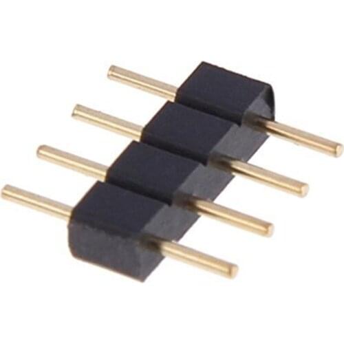 10pcs 4pin for RGB 5pin for RGBW RGBWW needle Conncetor for RGB led strip 5050 2835 3528 4pin RGB led connector