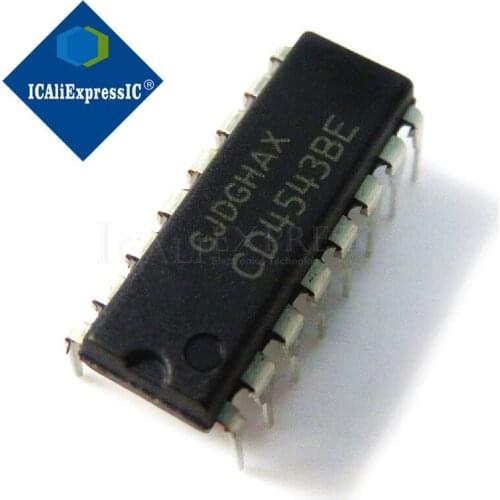 10PCS CD4543BE CD4543 DIP16 DIP new original In Stock