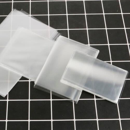 100pcs/lot 4 Size OPP Transparent Clear OPP Chocolate Flat Open Top Plastic Bag Candy Lollipop Baking Package