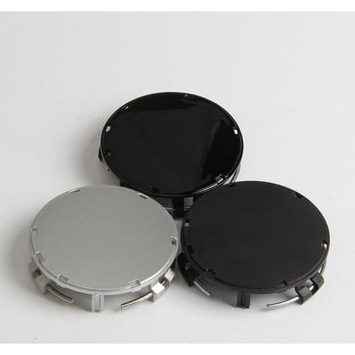 100pcs Silver Black Wheel Center Hub Caps Cover Silver Black 75mm for CLK GLS B C Class W202 W210 W220