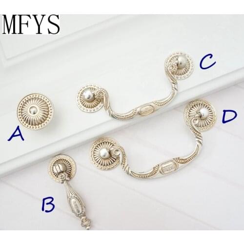 3.4" 3.75" Dresser Knobs Pulls Drawer Knob Pull Handles Drop Bail Pulls Retro Vintage Style Kitchen Cabinet Door Handle Knob
