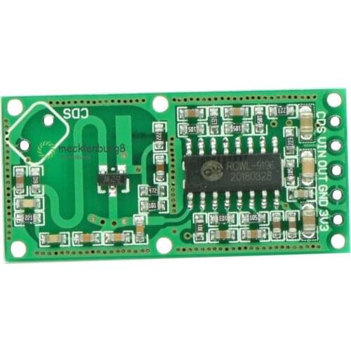 5Pcs RCWL-0516 Microwave Radar Sensor Human Body Induction Switch Module Output 3.3V With The Penetrating Detection Capability