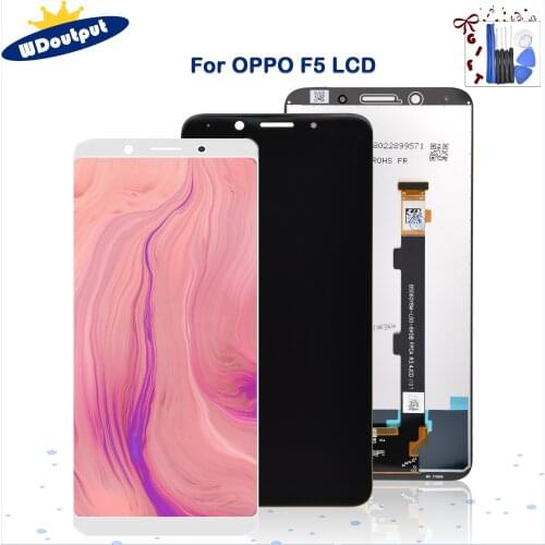6.0"Original OPPO F5 LCD display Touch Screen Digitizer Screen Assembly For OPPO F5 LCD With Frame CPH1723 CPH1725 Replacement