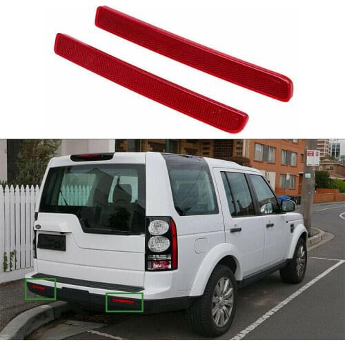 Car Auto Red Lens Rear Brake Rear Bumper Light Corner Reflector Taillight for Land Rover Discovery 3 4 Range Rover Sport