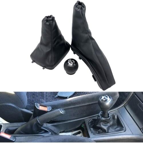 For Vauxhall Opel Astra II G Zafira A1998-2010 Car Stick Shifter Knob Dust Boot Cover Handbrake Shift Boot Cover Gaiter Parts