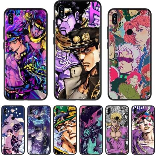 JoJos Bizarre Adventure JoJo Anime Phone Case For Xiaomi Redmi 7 8 9t a3 9se k20 mi8 max3 lite 9 note 9s 10 pro