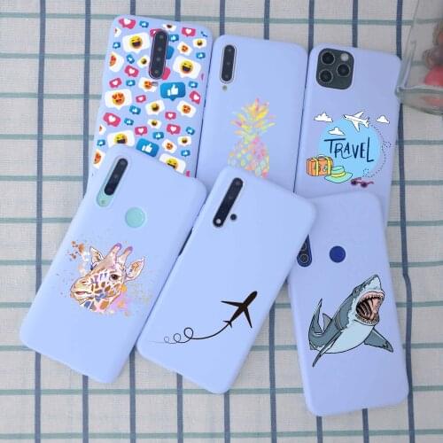 Cute Panda Giraffe Case For Xiaomi Redmi Note 8T 8 PRO 8A 8 A Note8 9 9S Mi A3 Phone Case Back Cover Silicone Soft Candy Bumper