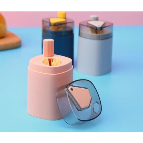 Toothpick Holder Detachable Button Design PP Home Toothpick Case for Family Table Decoration Accessories Toothpick Holders