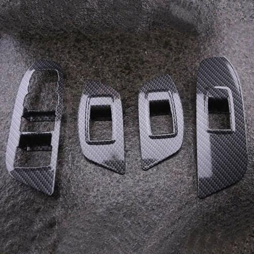 My GoodCar ABS Door Handle Holder Window Lift Button Switch Protector Molding Garnish Cover Trim For Chevrolet Equinox 2017 2018